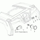 R13JT9EFX  RZR XP 900 EPS INTL Electrical, dash instruments and controls