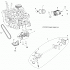 Z14JT87AD/9EAO/9EAOL/9EAL RZR 900 Engine, oil pump and oil cooler