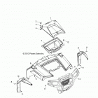 Z14XE7EAL/X RZR 4 800 Body, hood and front body work