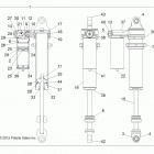 R13XT9EAL RZR 4 XP JAGGED X Suspension, rear shock (7043938)
