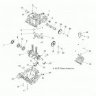 Z14XE7EAL/X RZR 4 800 Engine, crankcase and crankshaft