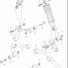 LT-F4WDX King Quad Suspension arm
