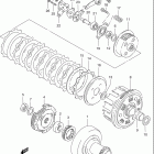 LT-F250 Quad Runner Сцепление