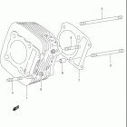 LT-F250 Quad Runner Цилиндр