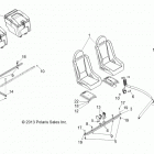 R13XT9EAL RZR 4 XP JAGGED X Body, seat, mounting and belts