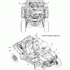 R13JT9EFX  RZR XP 900 EPS INTL Кузов Наклейки