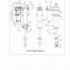 R13JT9EFX  RZR XP 900 EPS INTL Suspension, rear shock (7043916)