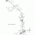 R13XT9EAL RZR 4 XP JAGGED X Steering, steering asm.