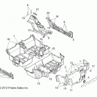 R13XT9EFX RZR 4 XP 900 PS INTL Body, floor and rocker panels