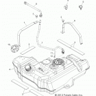 R13VE76AD/AI/AW/7EAS/EAT RZR S 800 EFI Топливный бак