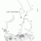 R12XT87AA/9EAS RZR 4 XP 900 Топливный бак