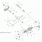 R10XH76AA RZR 4 800 EFI Steering, steering asm.