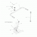 R12VH57AD RZR 570 EFI Suspension, stabilizer bar, rear