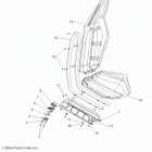R11VM76FX RZR  S EPS INTL Сидение