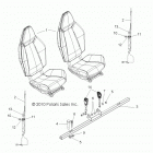 R11VM76FX RZR  S EPS INTL Body, seat mounting and belts