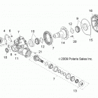 R11VH76/VY76 RZR 800 EFI/EPS ALL OPTIONS Drive train, gearcase, carrier, internal component...
