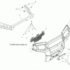 R10XH76AA RZR 4 800 EFI Body, front bumper