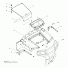R10VH76 ALL OPTIONS/VY76AZ RZR 800 EFI Body, hood and front body work