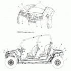 R10XH76AA RZR 4 800 EFI Кузов Наклейки