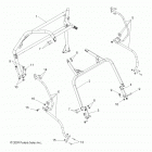 R10VH76 ALL OPTIONS/VY76AZ RZR 800 EFI Chassis, cab frame and side bars