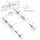 R10XH76AA RZR 4 800 EFI Drive train, main gearcase internals 2 (built 5  /...