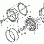 TRX700XX Сцепление