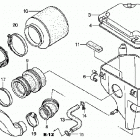 TRX250TM Воздухозаборник
