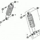 TRX500FPM Передние аммортизаторы