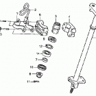TRX300X Рулевой вал