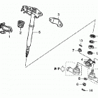 TRX500FA Steering shaft (trx500fa / fga)