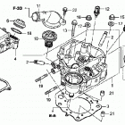 TRX420FE Головка цилиндра