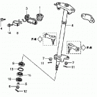 TRX250TM Рулевой вал