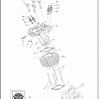 FLTRKSE 1TJH CVO ROAD GLIDE LIMITED (2022) CYLINDERS, HEADS AND VALVES