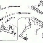 TRX500FPM Подножки-педали