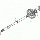 TRX500FA Вал ведущий