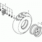 TRX250X Переднее колесо