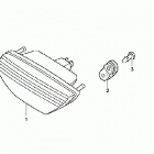 TRX300X Фонарь задний