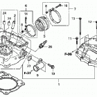TRX700XX Головка цилиндра