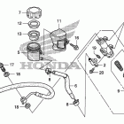 TRX700XX Задний тормозной цилиндр