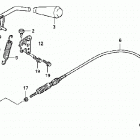TRX680FA Рычаг переключения