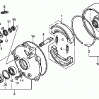 TRX250TM Rear brake drum