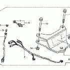 TRX250TM Trailer hitch set