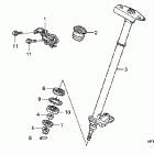 TRX450R Рулевой вал