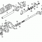 TRX250X Вилка переключения передач