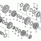 TRX450R Трансмиссия