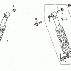 TRX680FA Задний амортизатор