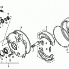 TRX250X Rear brake drum