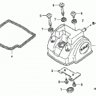TRX450R Крышка головки цилиндров