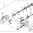 TRX680FA Задний суппорт тормозной