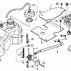 TRX500FPM Топливный бак